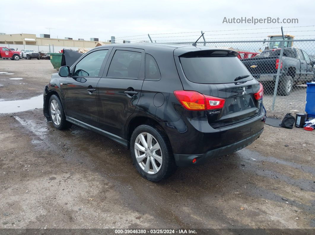 2015 Mitsubishi Outlander Sport Es Черный vin: 4A4AP3AU8FE005938