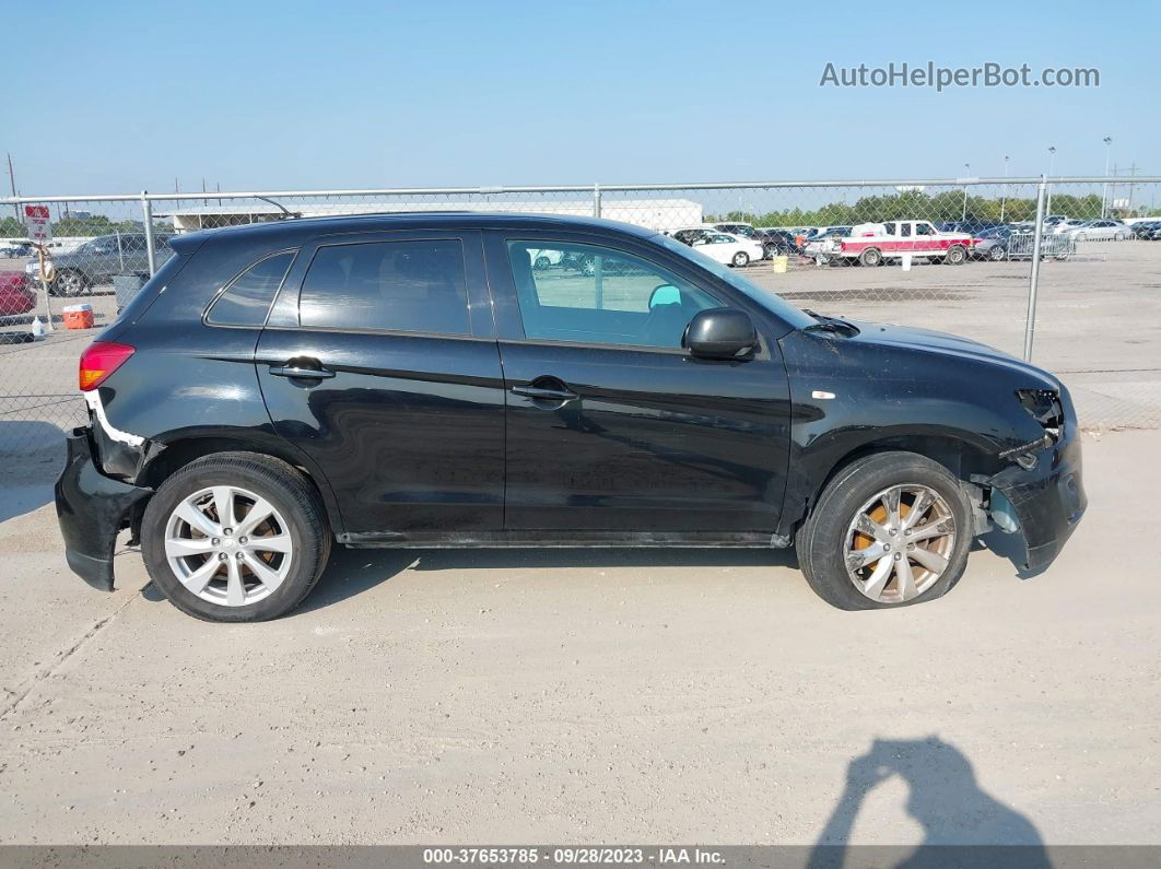 2015 Mitsubishi Outlander Sport Es Black vin: 4A4AP3AU8FE048157