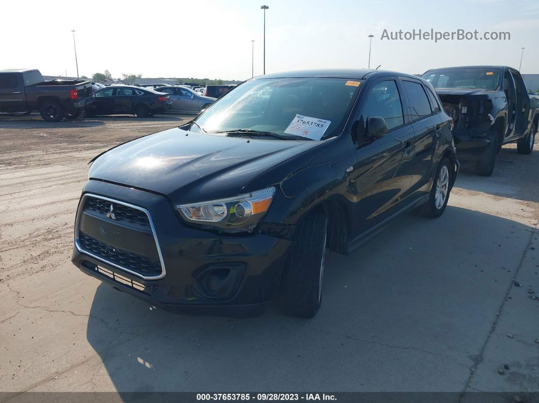 2015 Mitsubishi Outlander Sport Es Black vin: 4A4AP3AU8FE048157