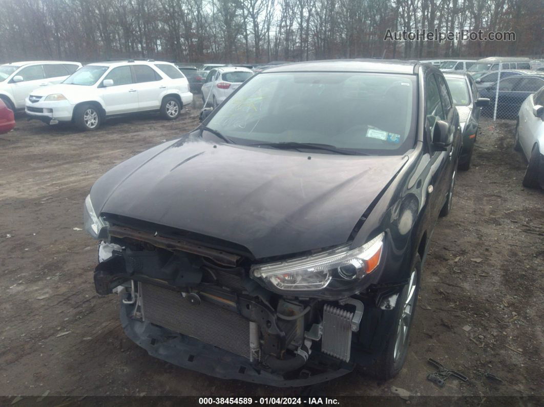 2015 Mitsubishi Outlander Sport Es Black vin: 4A4AP3AU8FE049132