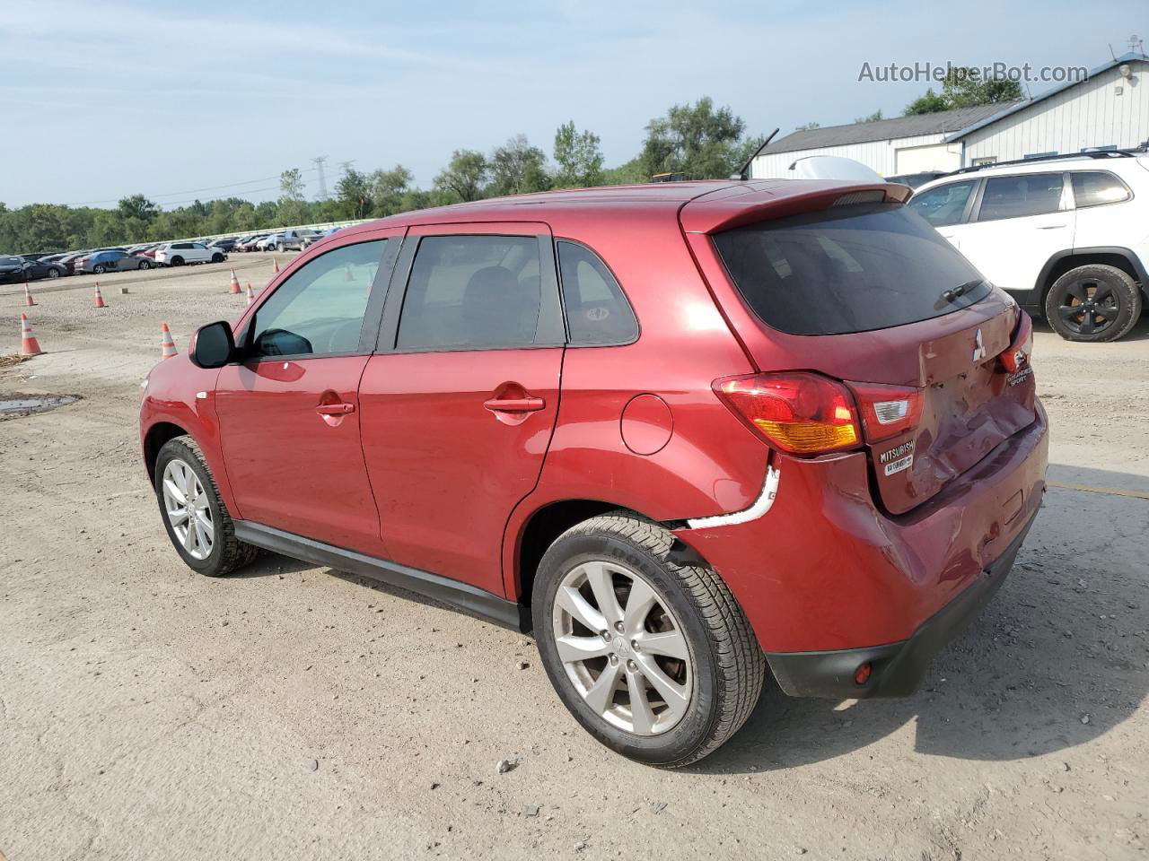 2015 Mitsubishi Outlander Sport Es Red vin: 4A4AP3AU8FE052922