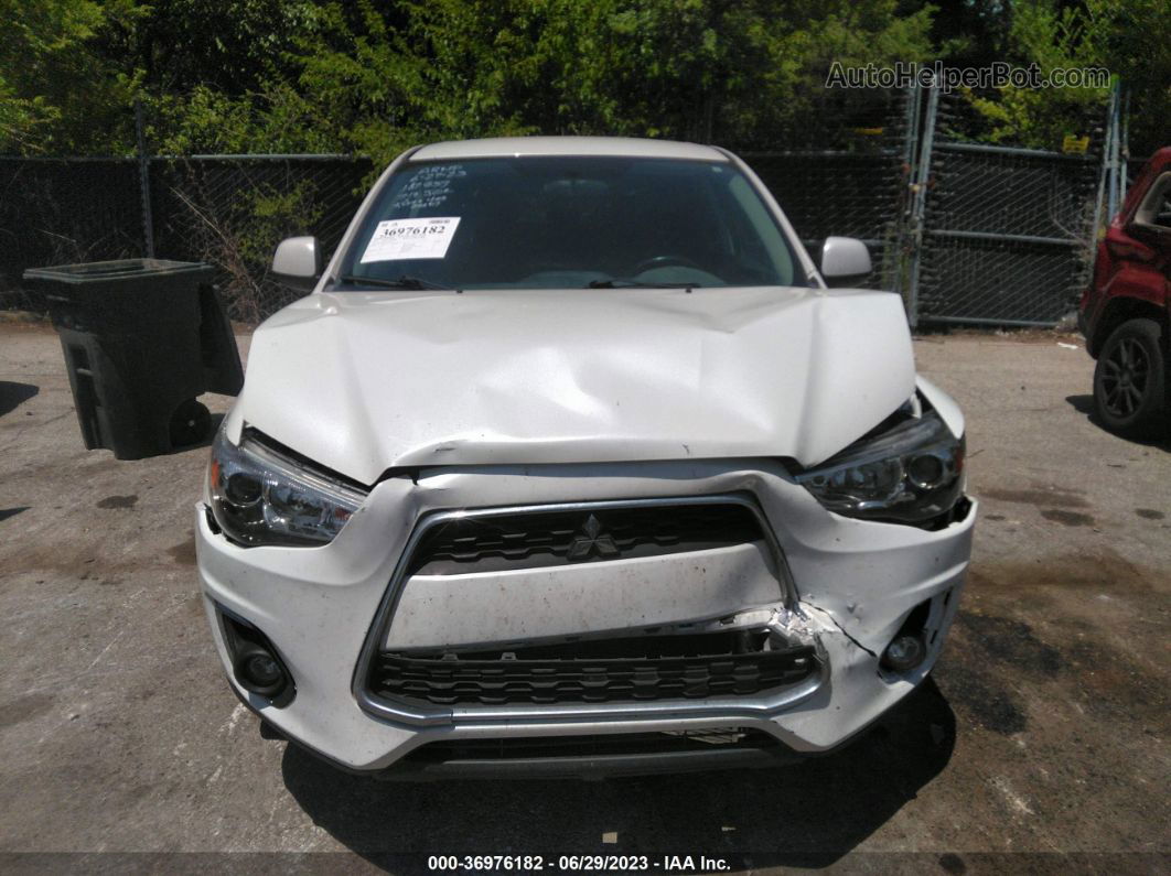 2015 Mitsubishi Outlander Sport Es Белый vin: 4A4AP3AU8FE055917