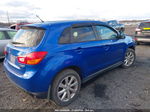 2015 Mitsubishi Outlander Sport Es Blue vin: 4A4AP3AU8FE058235