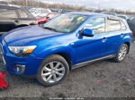 2015 Mitsubishi Outlander Sport Es Blue vin: 4A4AP3AU8FE058235