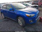 2015 Mitsubishi Outlander Sport Es Синий vin: 4A4AP3AU8FE058235