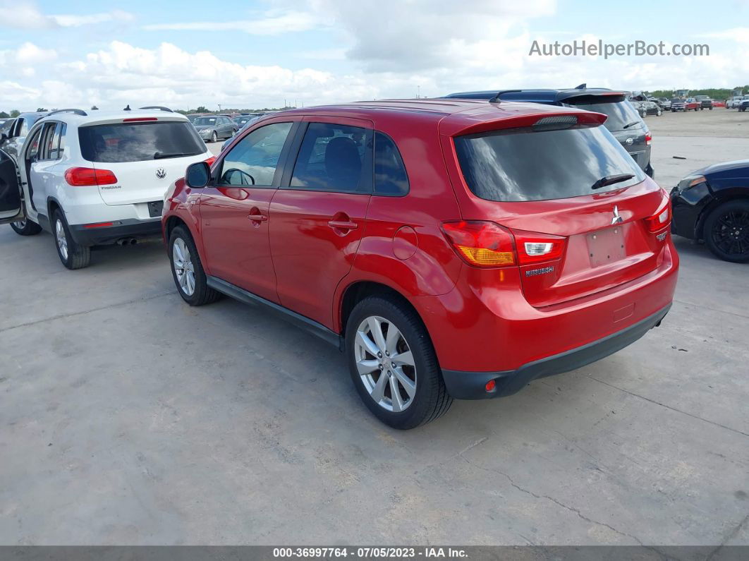 2013 Mitsubishi Outlander Sport Es Красный vin: 4A4AP3AU9DE003922