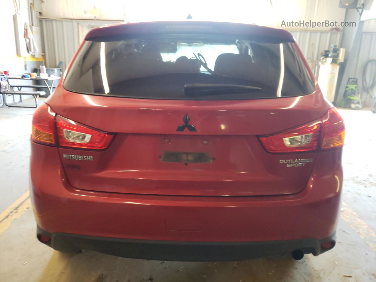 2015 Mitsubishi Outlander Sport Es Red vin: 4A4AP3AU9FE002935