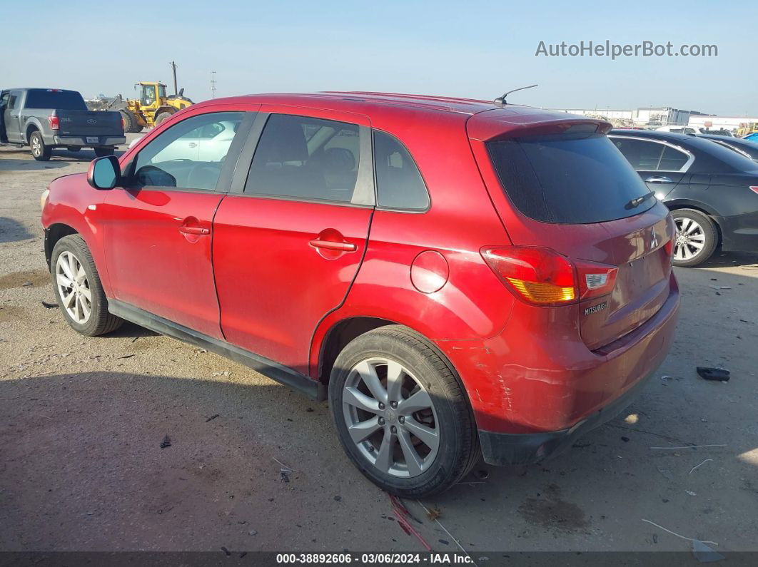 2015 Mitsubishi Outlander Sport Es Красный vin: 4A4AP3AU9FE027687