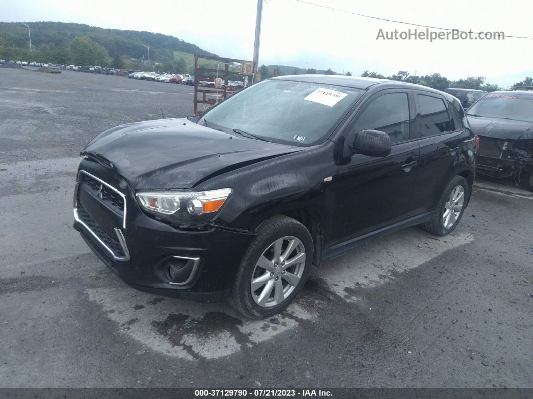 2015 Mitsubishi Outlander Sport Es Black vin: 4A4AP3AU9FE041847