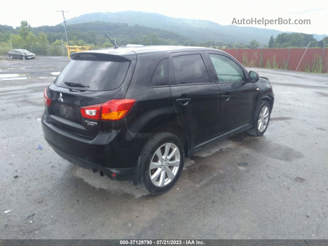 2015 Mitsubishi Outlander Sport Es Черный vin: 4A4AP3AU9FE041847