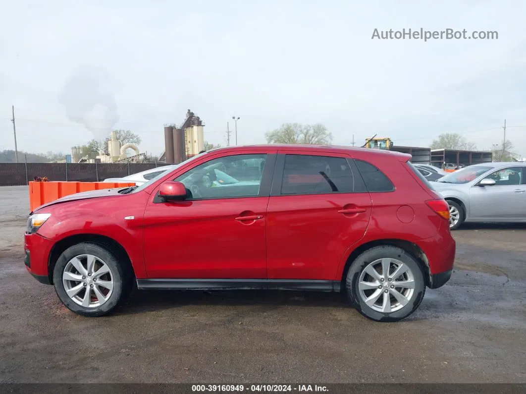 2015 Mitsubishi Outlander Sport Es Red vin: 4A4AP3AU9FE053268