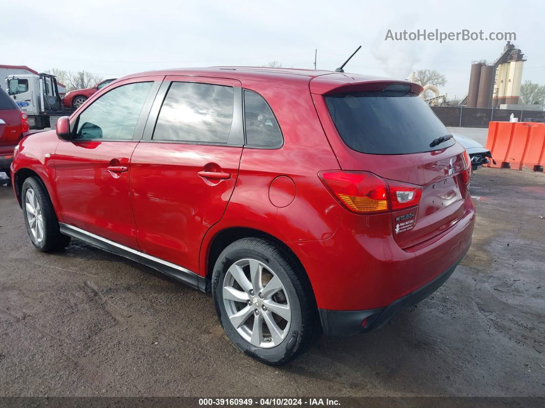 2015 Mitsubishi Outlander Sport Es Red vin: 4A4AP3AU9FE053268