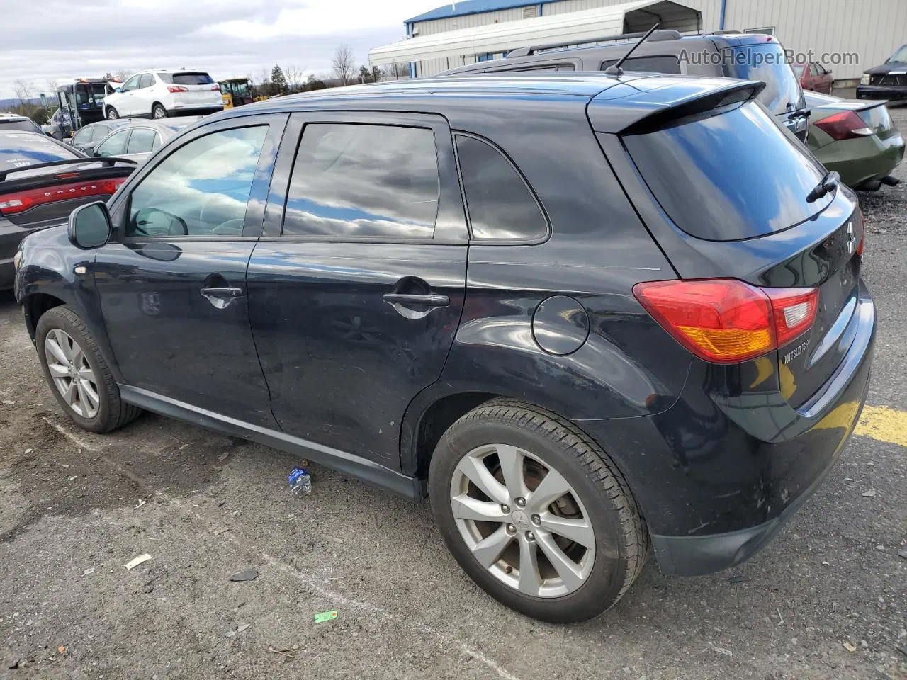 2015 Mitsubishi Outlander Sport Es Black vin: 4A4AP3AU9FE056106