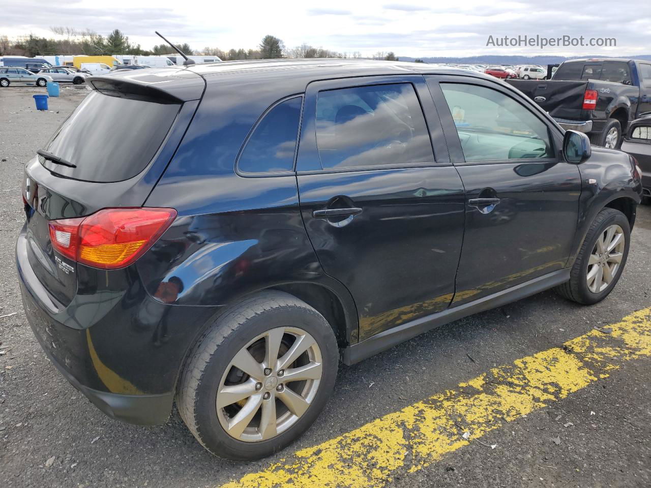 2015 Mitsubishi Outlander Sport Es Black vin: 4A4AP3AU9FE056106