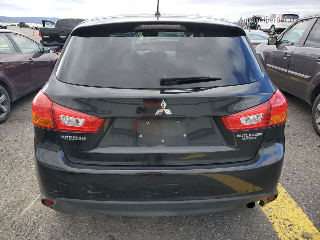 2015 Mitsubishi Outlander Sport Es Black vin: 4A4AP3AU9FE056106