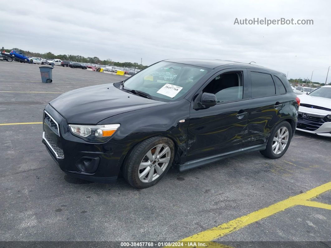 2013 Mitsubishi Outlander Sport Es Black vin: 4A4AP3AUXDE001595