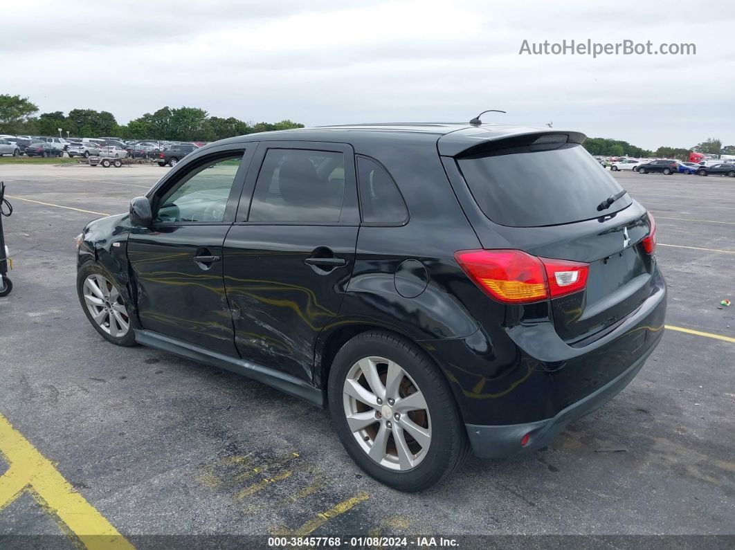 2013 Mitsubishi Outlander Sport Es Черный vin: 4A4AP3AUXDE001595