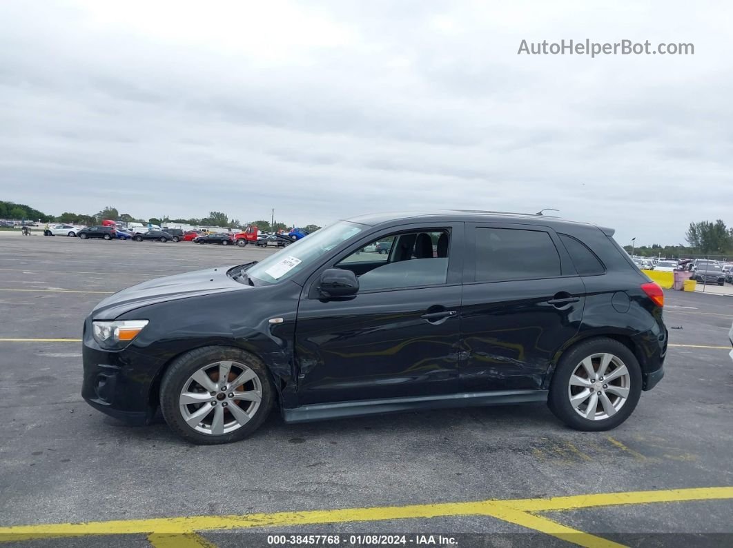 2013 Mitsubishi Outlander Sport Es Black vin: 4A4AP3AUXDE001595