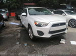 2013 Mitsubishi Outlander Sport Es White vin: 4A4AP3AUXDE007560