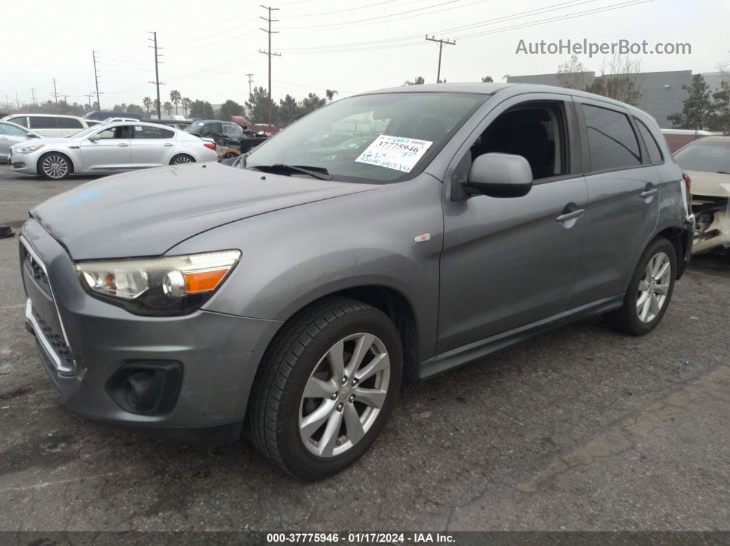 2013 Mitsubishi Outlander Sport Es Silver vin: 4A4AP3AUXDE007946