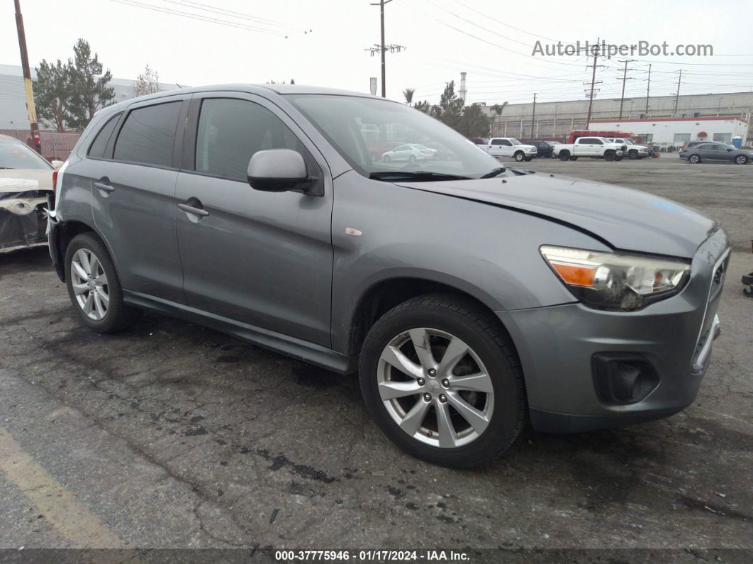 2013 Mitsubishi Outlander Sport Es Серебряный vin: 4A4AP3AUXDE007946