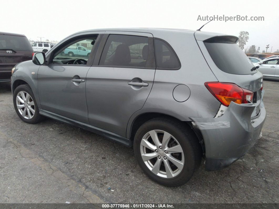 2013 Mitsubishi Outlander Sport Es Silver vin: 4A4AP3AUXDE007946