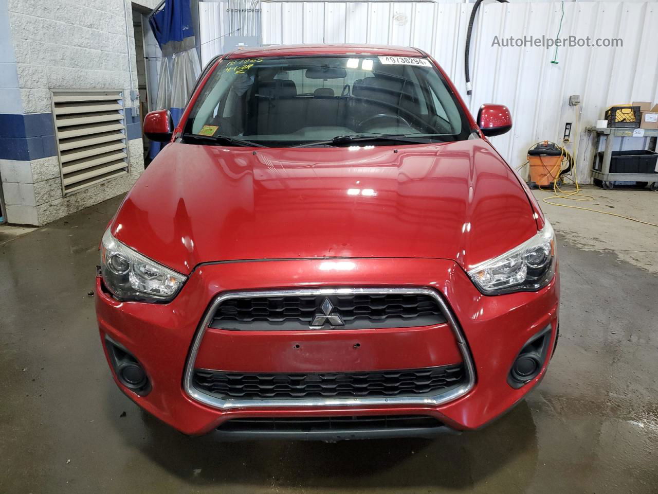 2013 Mitsubishi Outlander Sport Es Красный vin: 4A4AP3AUXDE009163