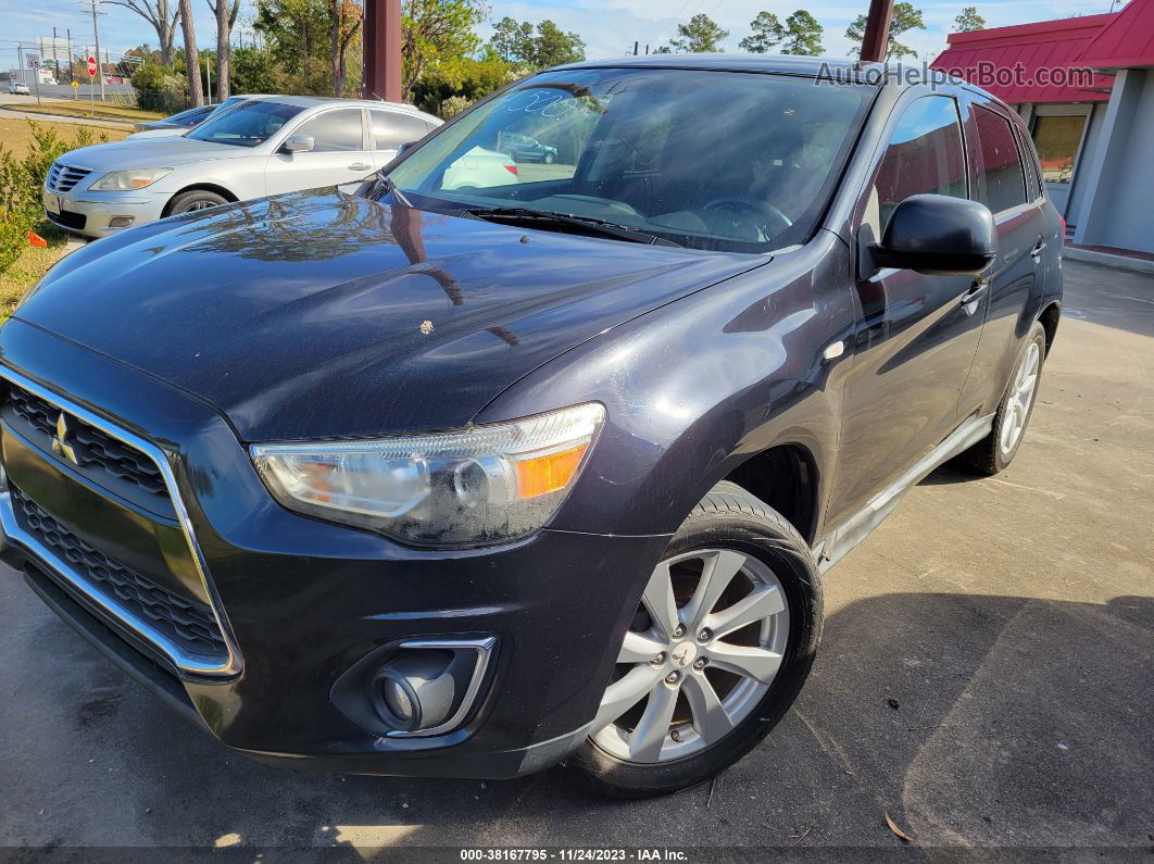 2013 Mitsubishi Outlander Sport   Черный vin: 4A4AP3AUXDE015853