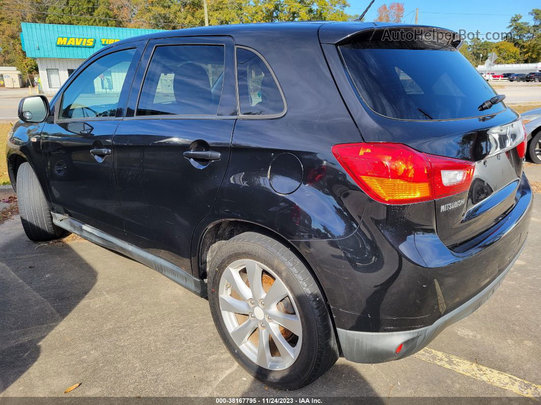 2013 Mitsubishi Outlander Sport   Black vin: 4A4AP3AUXDE015853