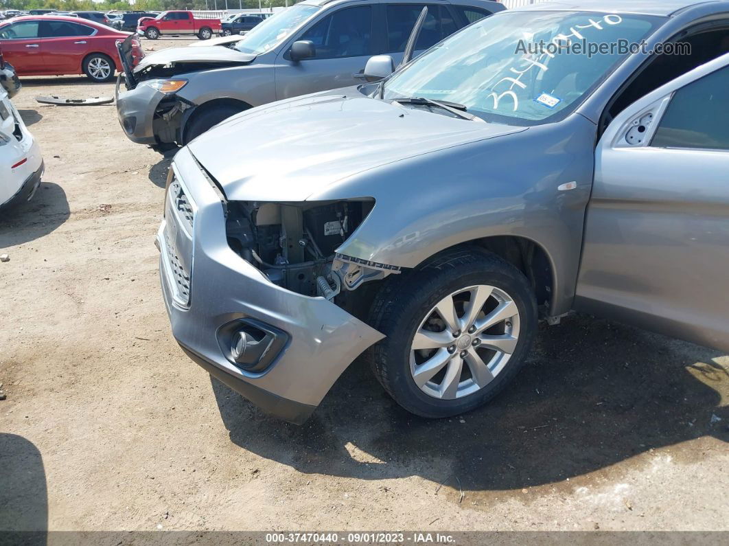 2015 Mitsubishi Outlander Sport Es Серый vin: 4A4AP3AUXFE003513