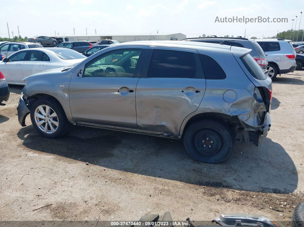 2015 Mitsubishi Outlander Sport Es Gray vin: 4A4AP3AUXFE003513