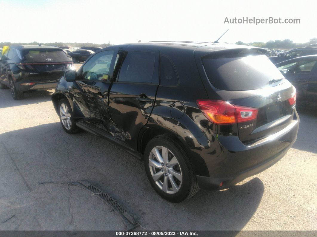 2015 Mitsubishi Outlander Sport Es Black vin: 4A4AP3AUXFE015077