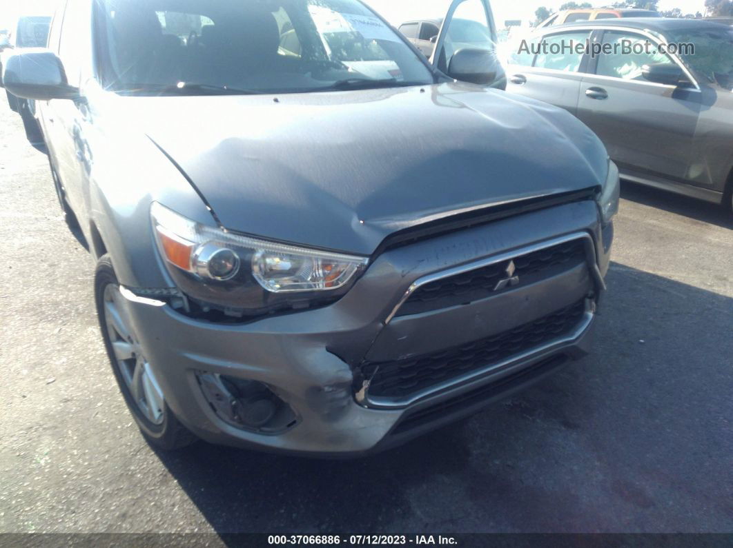 2015 Mitsubishi Outlander Sport Es Серебряный vin: 4A4AP3AUXFE021042