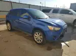 2015 Mitsubishi Outlander Sport Es Blue vin: 4A4AP3AUXFE022367