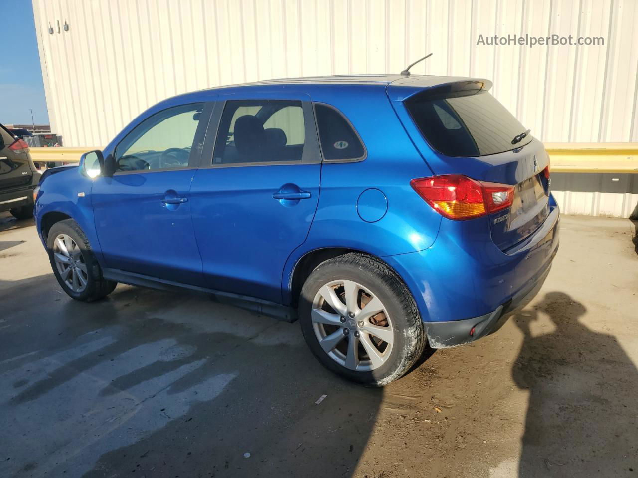 2015 Mitsubishi Outlander Sport Es Blue vin: 4A4AP3AUXFE022367