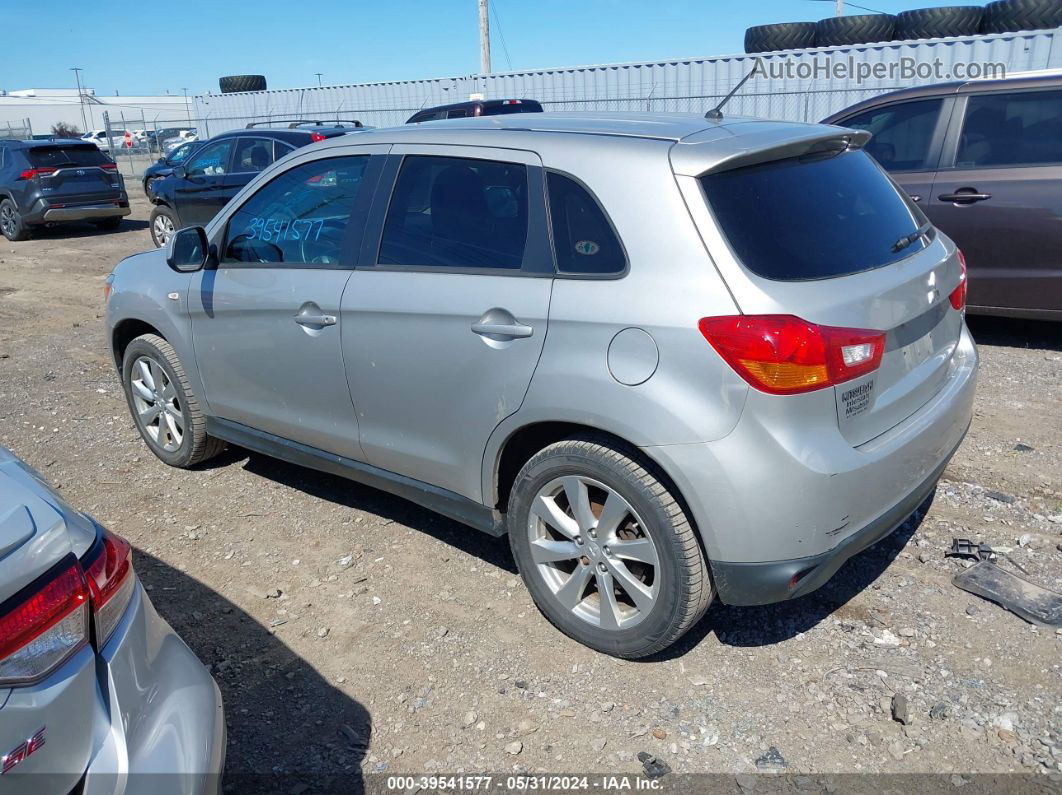 2015 Mitsubishi Outlander Sport Es Silver vin: 4A4AP3AUXFE058432