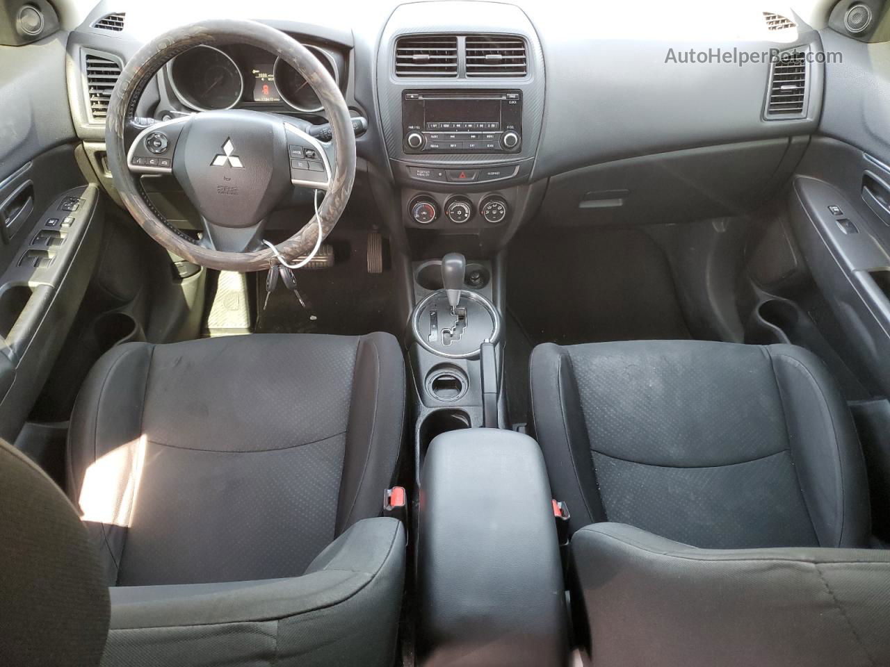 2015 Mitsubishi Outlander Sport Es Черный vin: 4A4AP3AW0FE033363