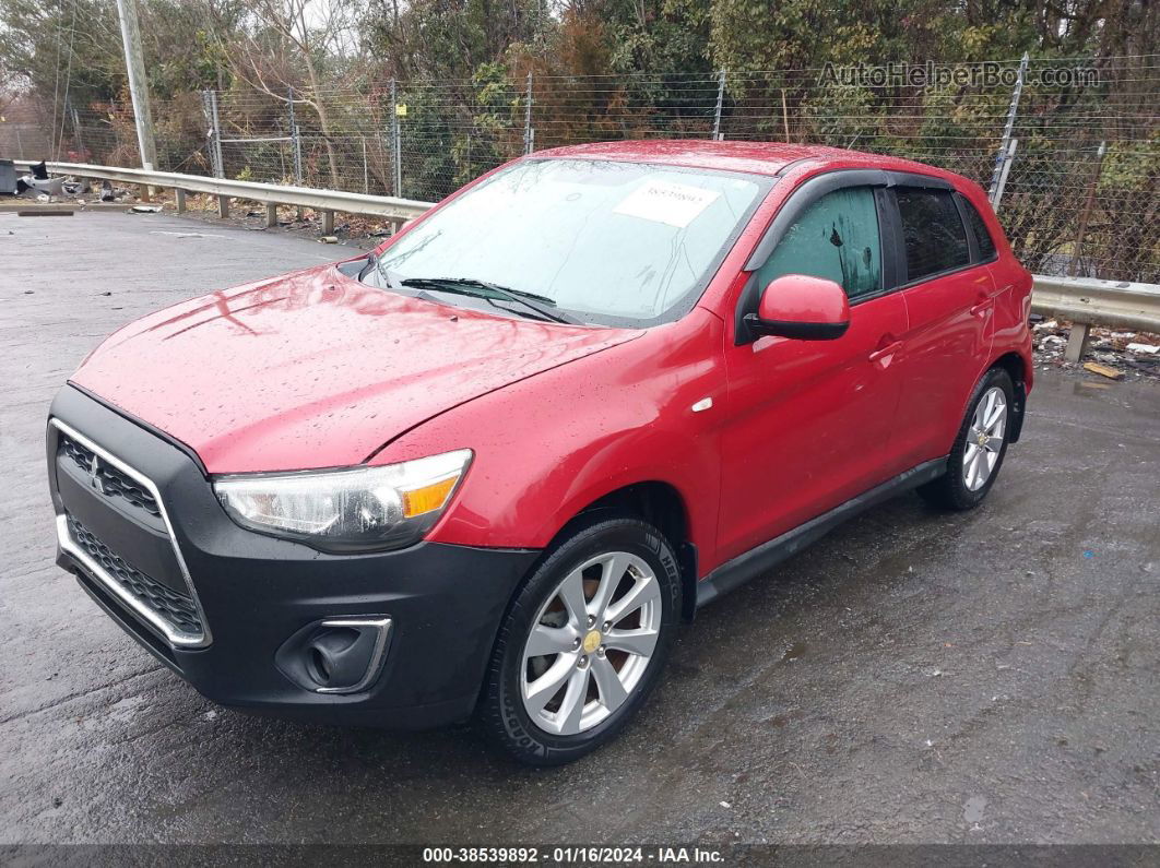 2015 Mitsubishi Outlander Sport Es Red vin: 4A4AP3AW5FE031897