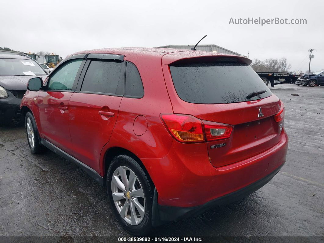 2015 Mitsubishi Outlander Sport Es Red vin: 4A4AP3AW5FE031897