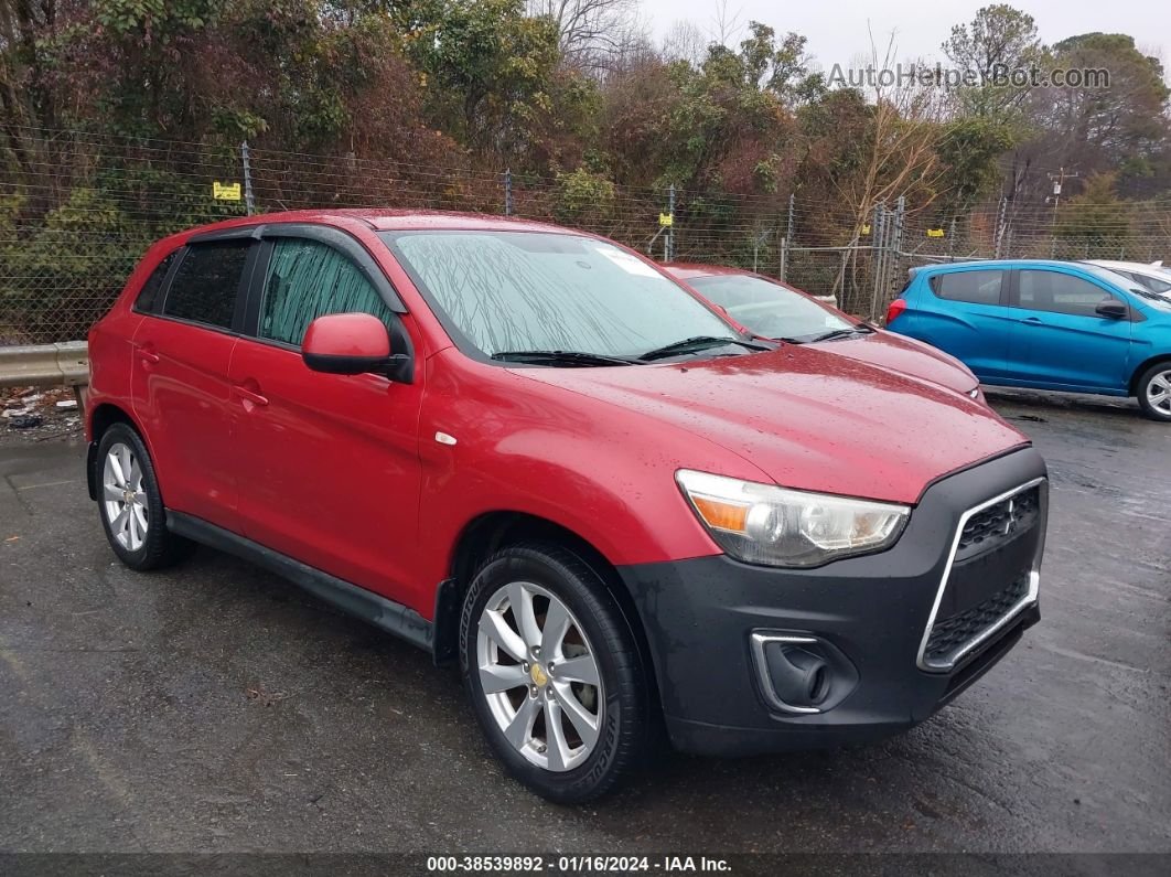 2015 Mitsubishi Outlander Sport Es Red vin: 4A4AP3AW5FE031897