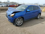 2015 Mitsubishi Outlander Sport Es Синий vin: 4A4AP3AW5FE033228