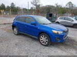 2015 Mitsubishi Outlander Sport Es Синий vin: 4A4AP3AW6FE030774