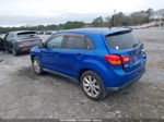 2015 Mitsubishi Outlander Sport Es Blue vin: 4A4AP3AW6FE030774