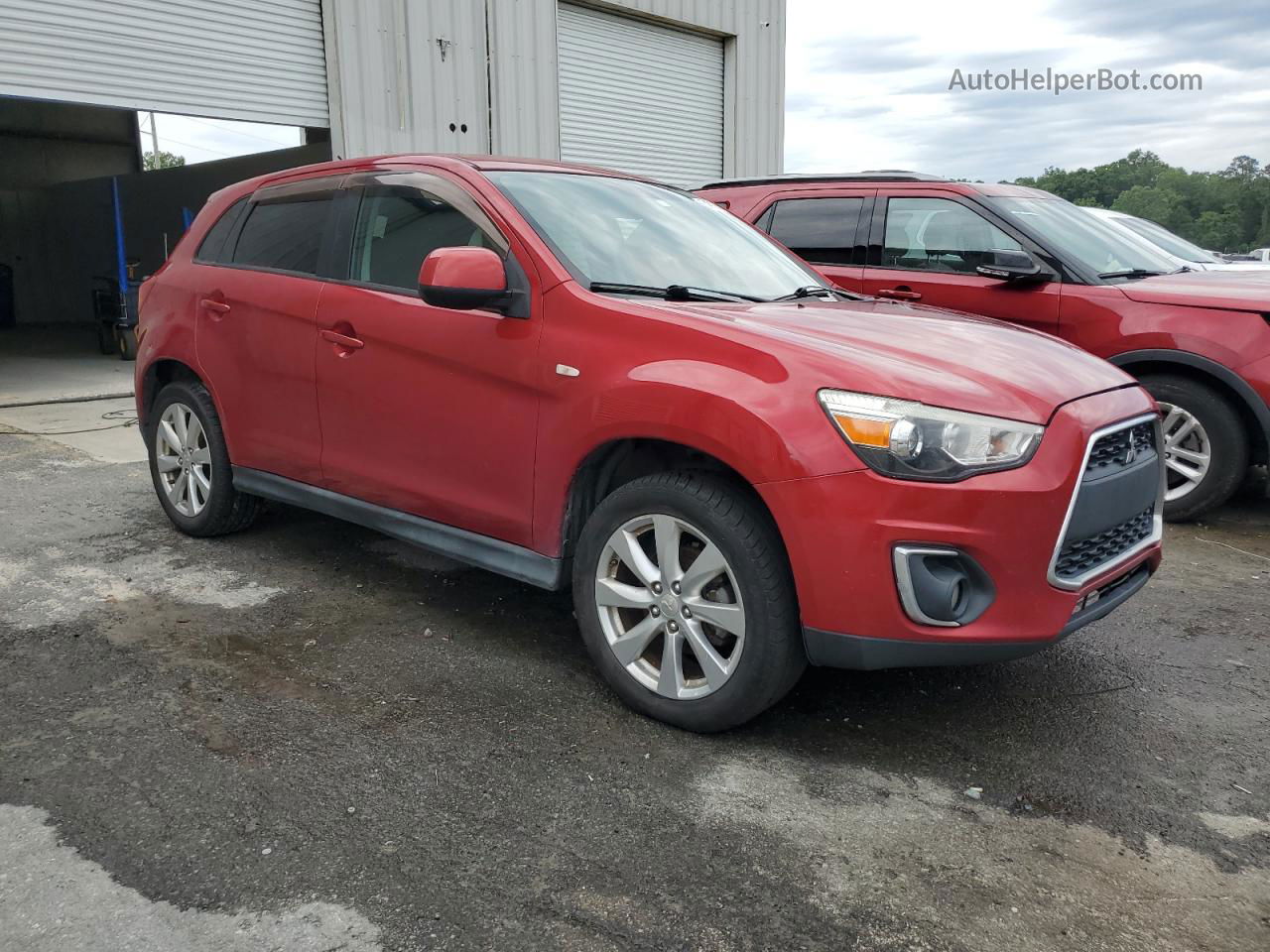 2015 Mitsubishi Outlander Sport Es Red vin: 4A4AP3AW6FE035747