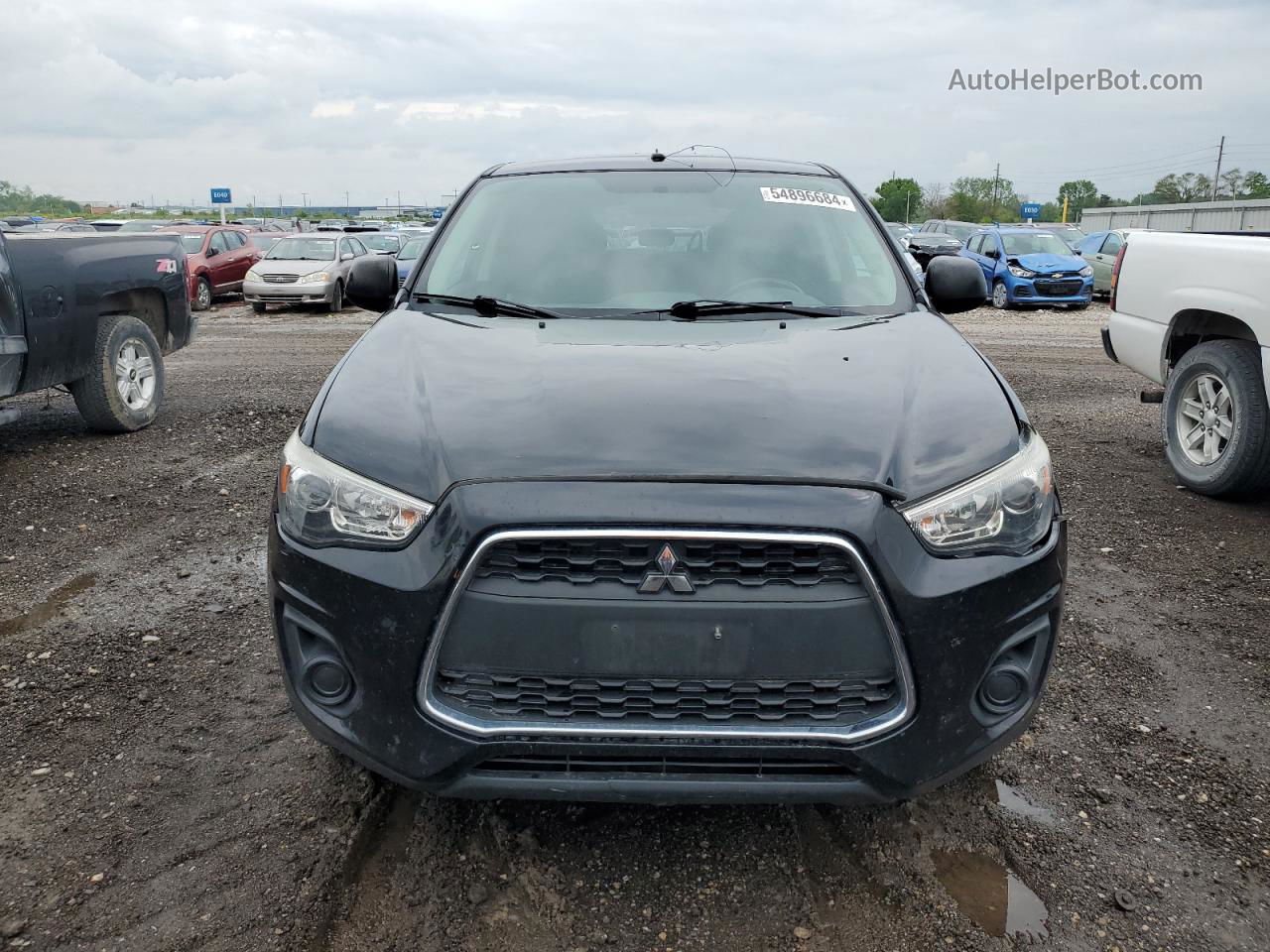 2015 Mitsubishi Outlander Sport Es Black vin: 4A4AP3AW6FE045582