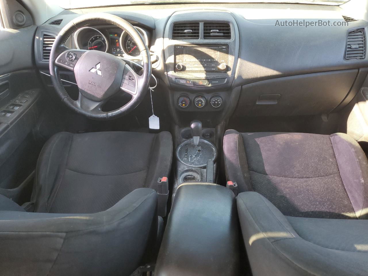 2015 Mitsubishi Outlander Sport Es Серебряный vin: 4A4AP3AW7FE037488