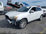 2015 Mitsubishi Outlander Sport Es White vin: 4A4AP3AW8FE030145