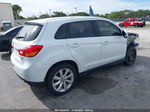 2015 Mitsubishi Outlander Sport Es White vin: 4A4AP3AW8FE030145