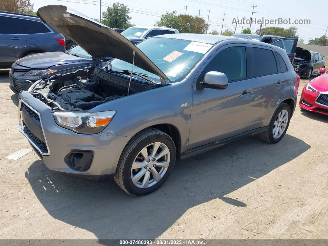 2015 Mitsubishi Outlander Sport 2.4 Es Gray vin: 4A4AP3AW8FE036334