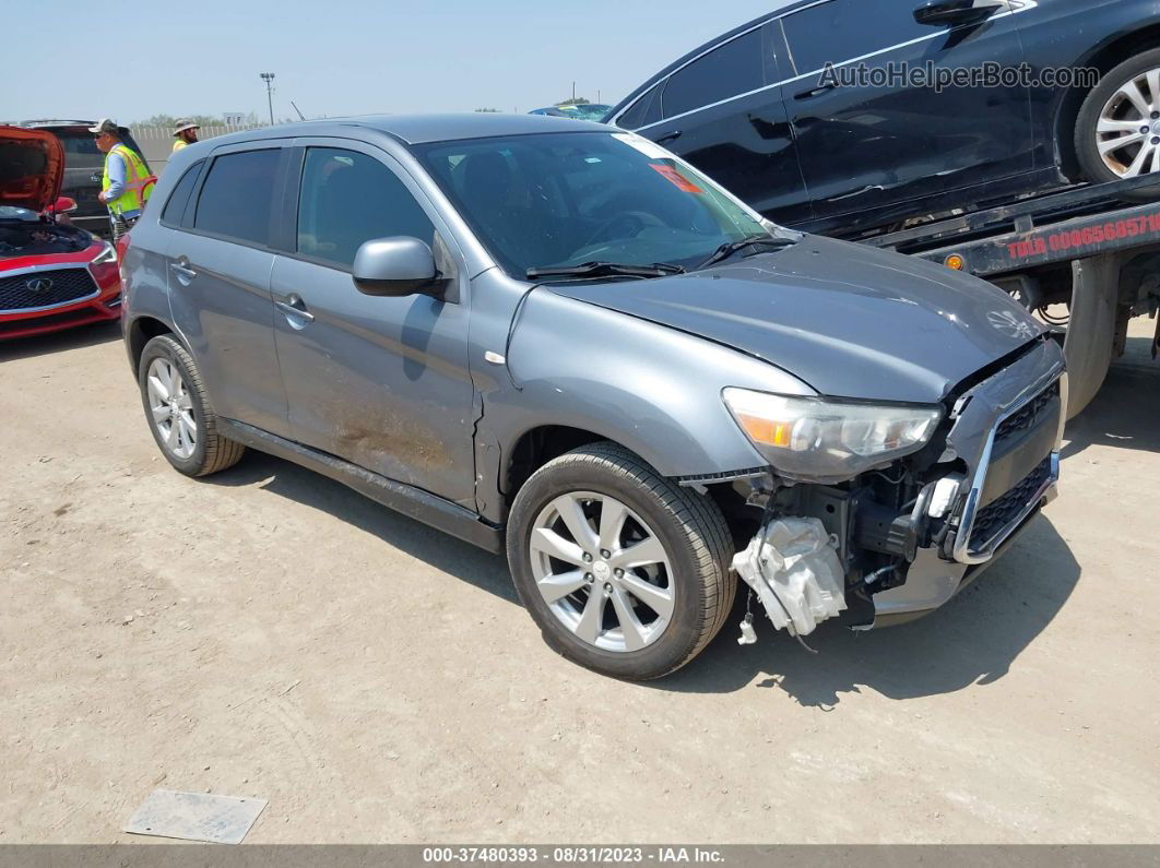 2015 Mitsubishi Outlander Sport 2.4 Es Gray vin: 4A4AP3AW8FE036334